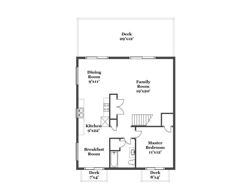 122 Conch Road Narragansett, RI 02882 - Photo 25 of 25 2nd Floor Plan.