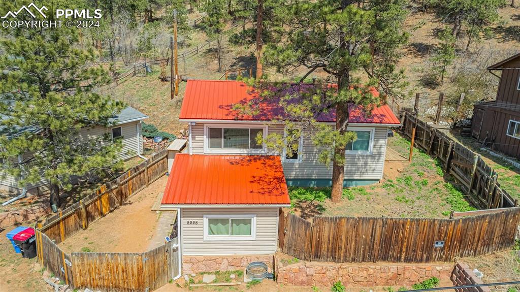 8228 Highway 24 Cascade, CO 80809 - Photo 25 of 34 an aerial view of a house having swimming pool