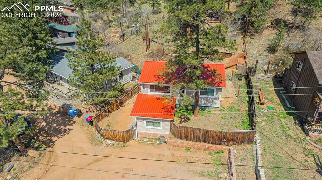 8228 Highway 24 Cascade, CO 80809 - Photo 26 of 34 an aerial view of residential houses with outdoor space