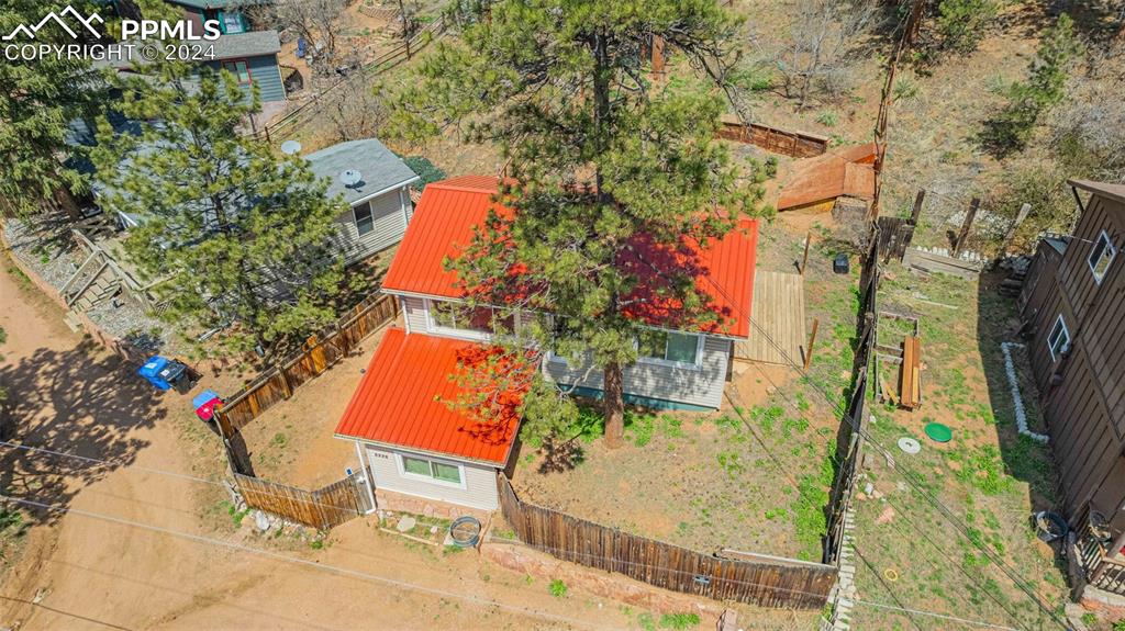 8228 Highway 24 Cascade, CO 80809 - Photo 27 of 34 an aerial view of residential houses with outdoor space