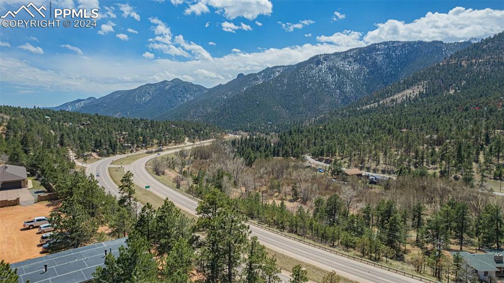 8228 Highway 24 Cascade, CO 80809 - Photo 33 of 34 a view of a forest with a mountain