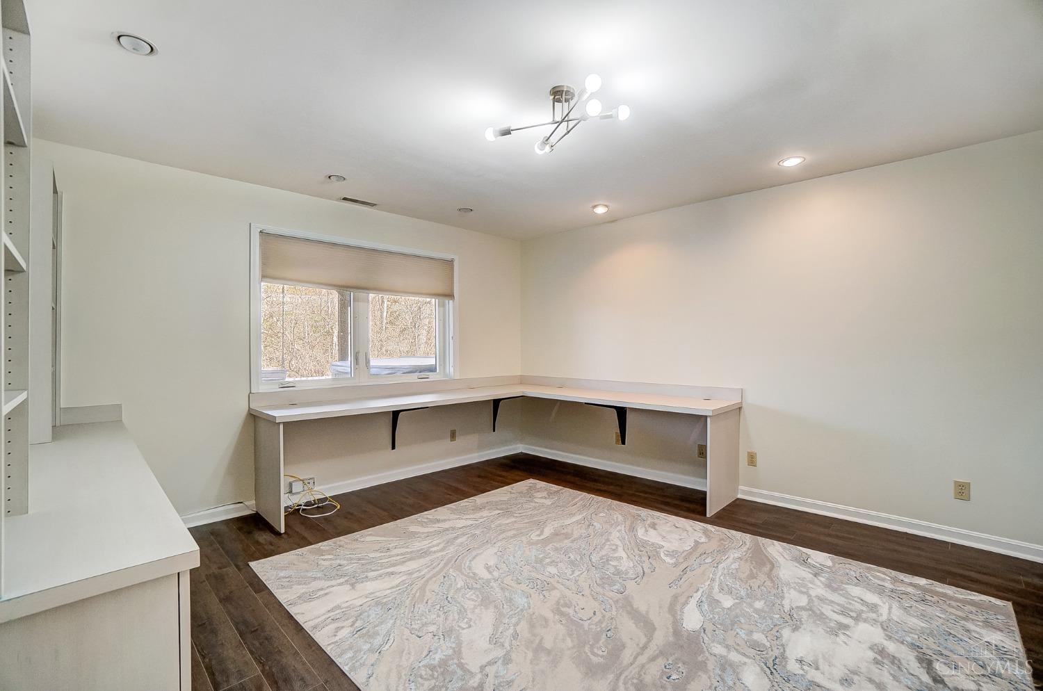 5572 Gum Run Road Cleves, OH 45002 - Photo 61 of 91 Lower level 4th bedroom has built-ins and could double as a home office.