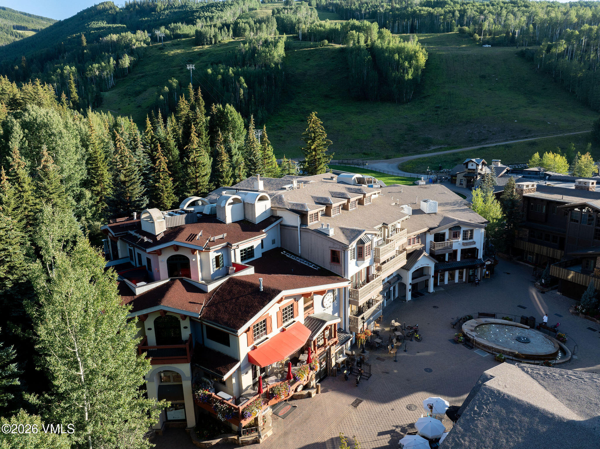 298 Hanson Ranch Road Vail, CO 81657 - Photo 5 of 7 an aerial view of a house with outdoor space
