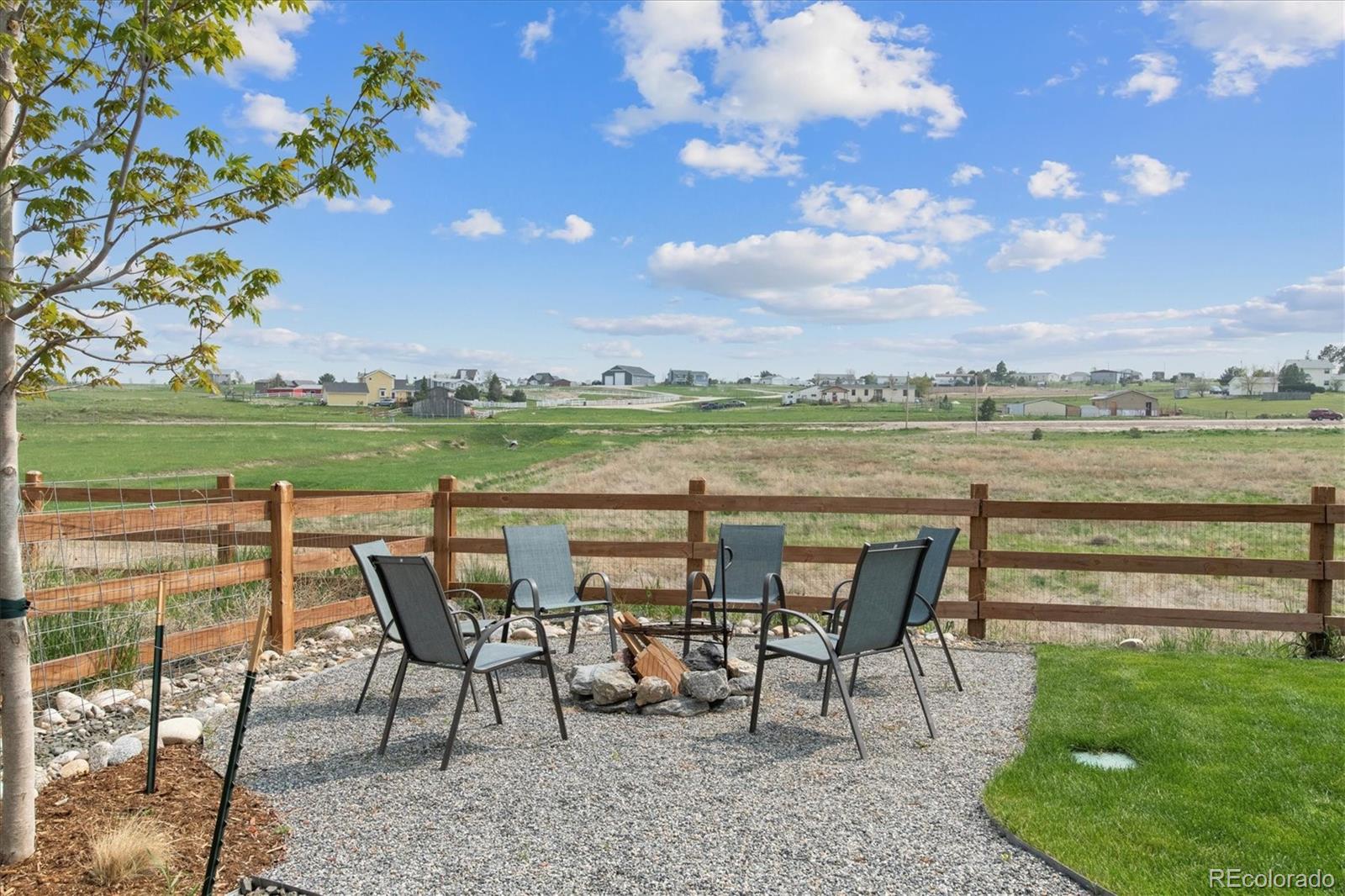 1142 Williams Loop Elizabeth, CO 80107 - Photo 32 of 38 a view of a lake with furniture and city view