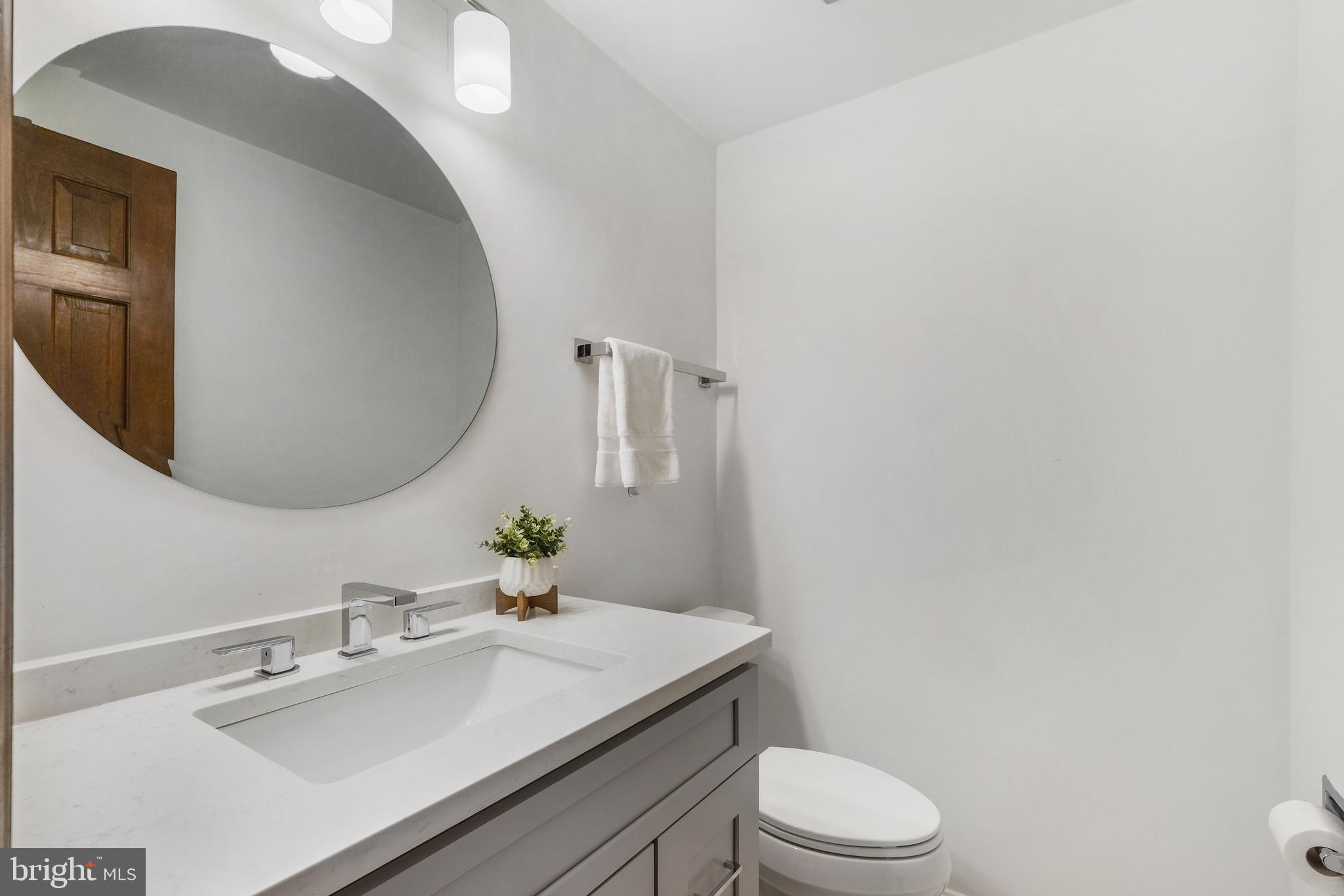 8317 Comanche Court Bethesda, MD 20817 - Photo 29 of 86 Renovated powder room