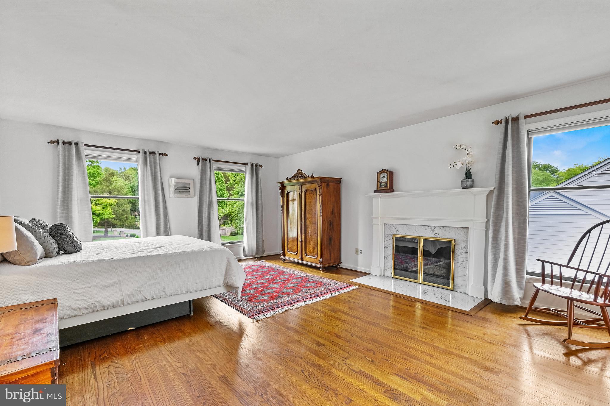 8317 Comanche Court Bethesda, MD 20817 - Photo 46 of 86 Original primary bedroom with fireplace