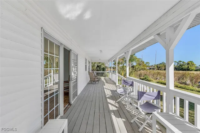 a view of a city from a balcony