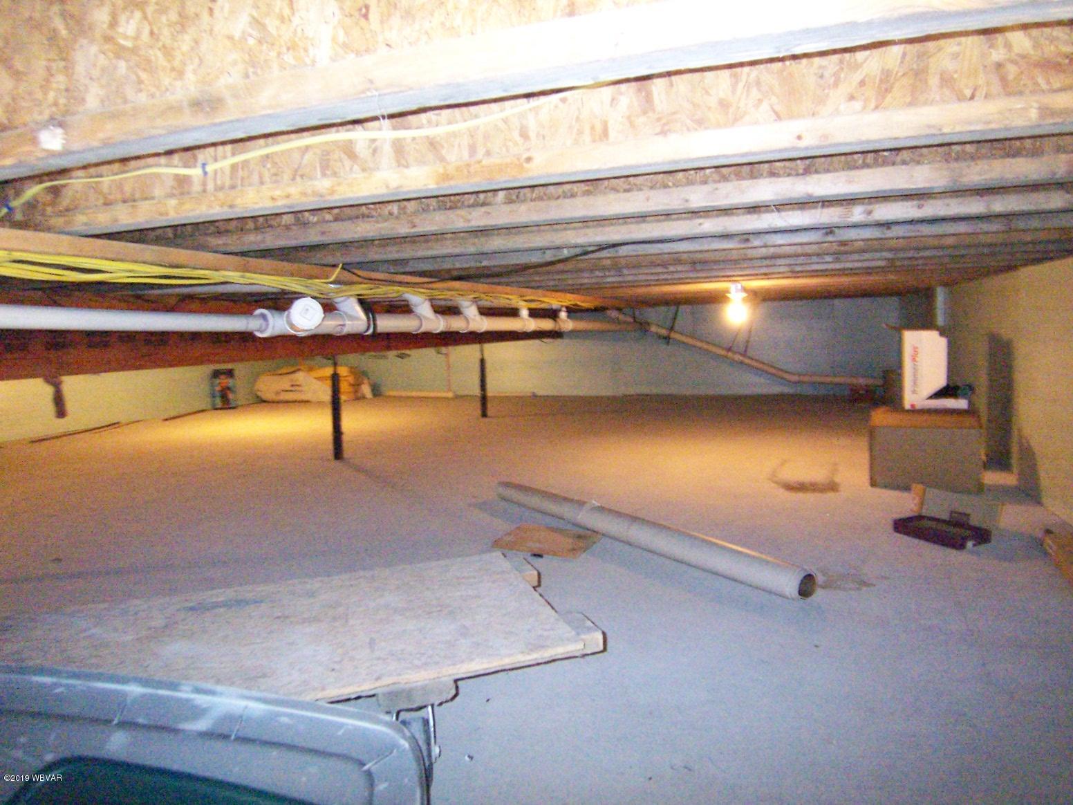 66 Yost Road Mill Hall, PA 17751 - Photo 14 of 60 CRAWL SPACE /EXTRA STORAGE