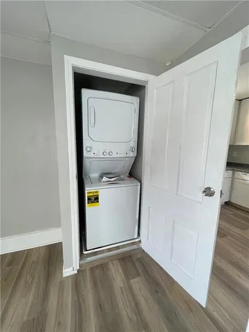 a view of a storage & utility room in a house