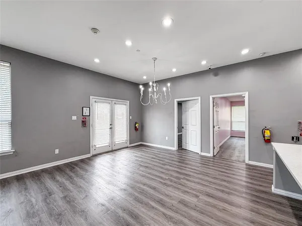 wooden floor in an empty room with wooden floor