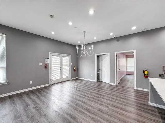 wooden floor in an empty room with wooden floor