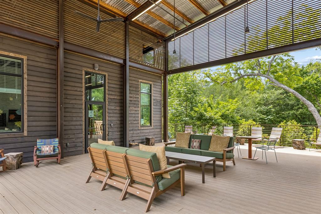 3004 Windy Rdg Road McKinney, TX 75071 - Photo 37 of 40 a view of a patio with table and chairs and potted plants