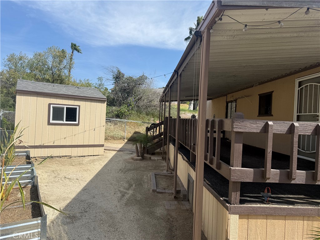 15181 Van Buren Riverside, CA 92504 - Photo 4 of 21 Yard area and storage shed