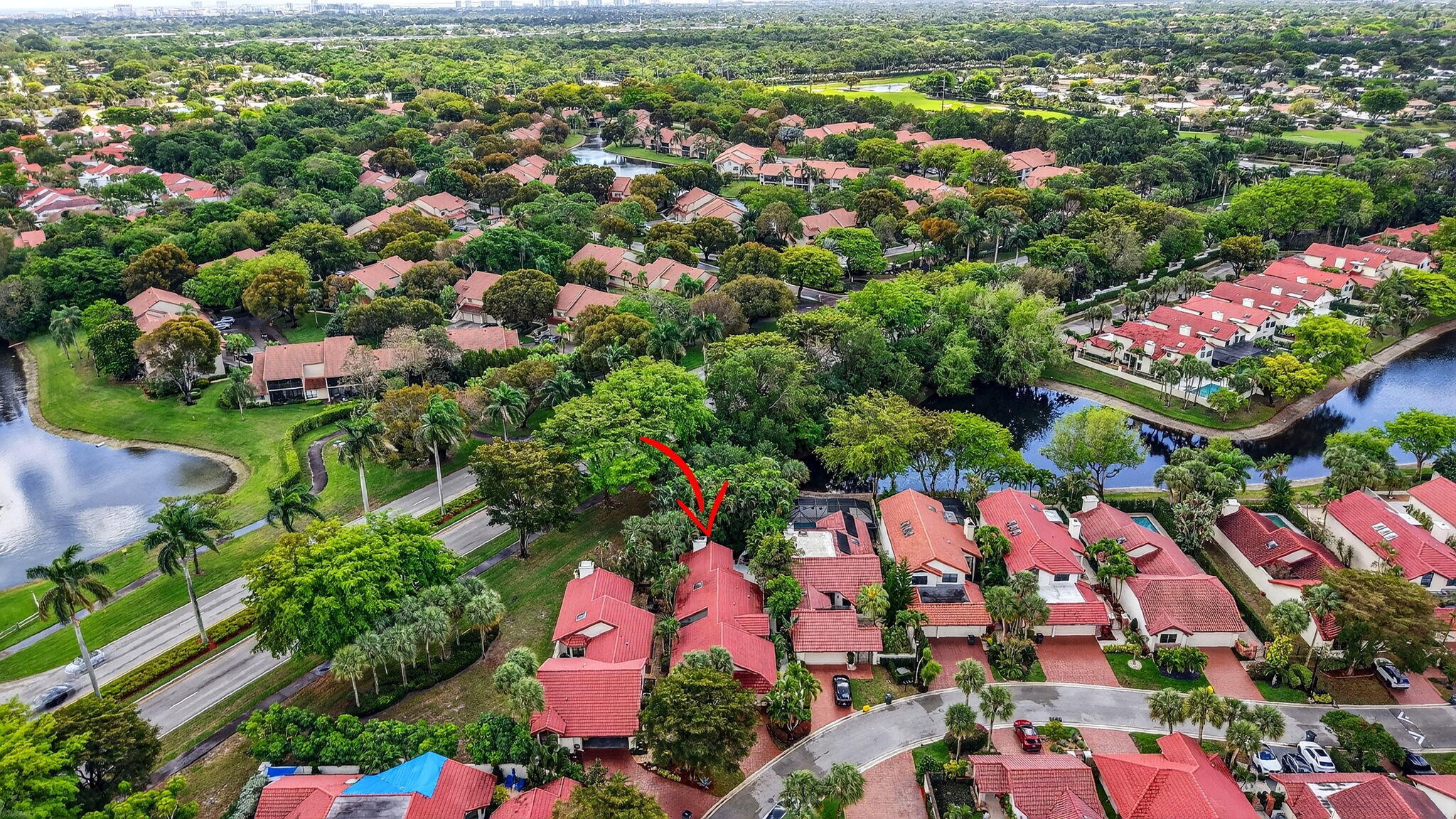 21700 Club Villa Terrace Boca Raton, FL 33433 - Photo 48 of 51 AERIAL