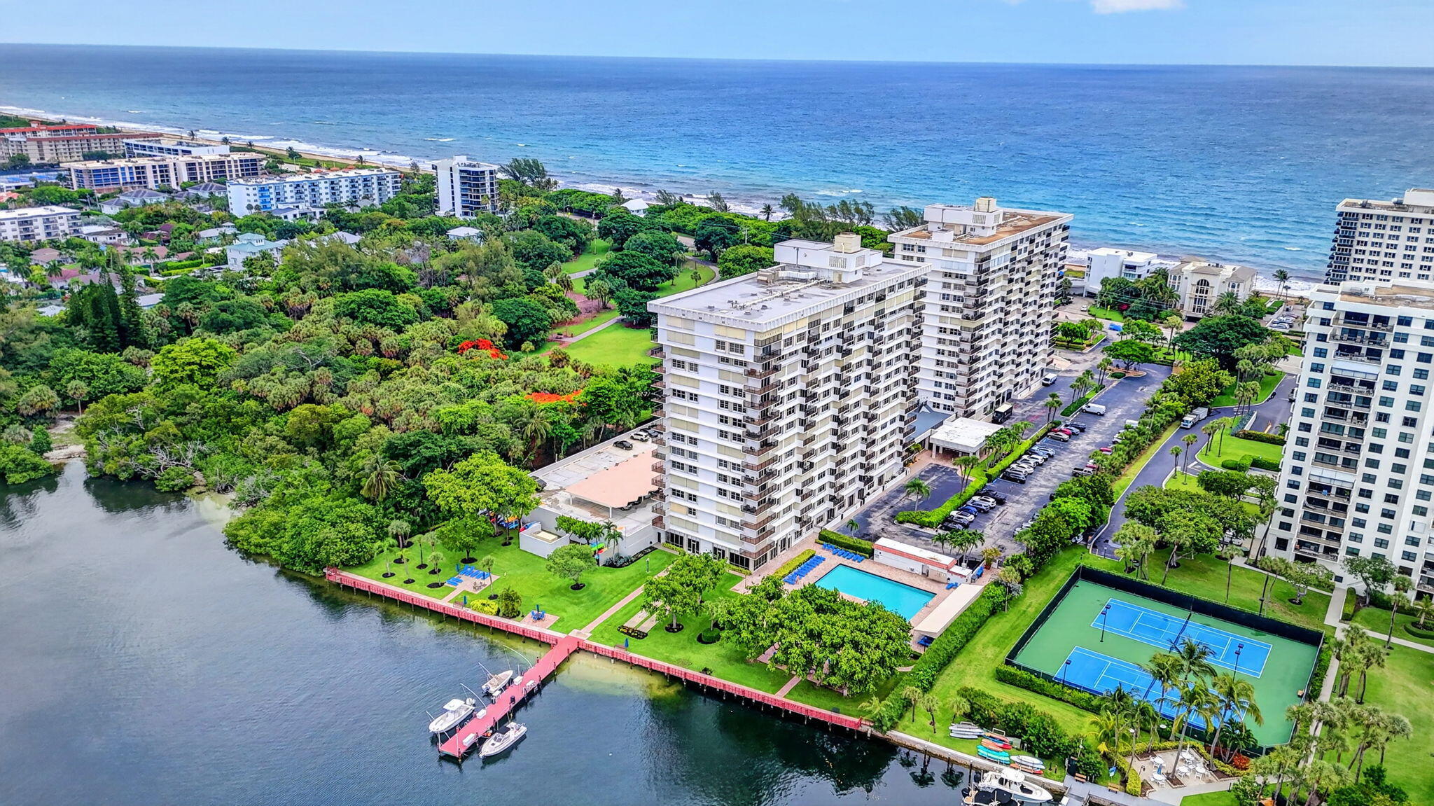 2121 North Ocean Boulevard, Unit 705E Boca Raton, FL 33431 - Photo 2 of 22 Aerial
