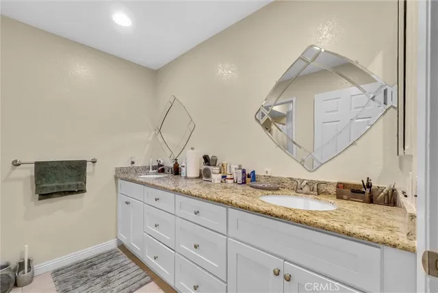 a room with furniture