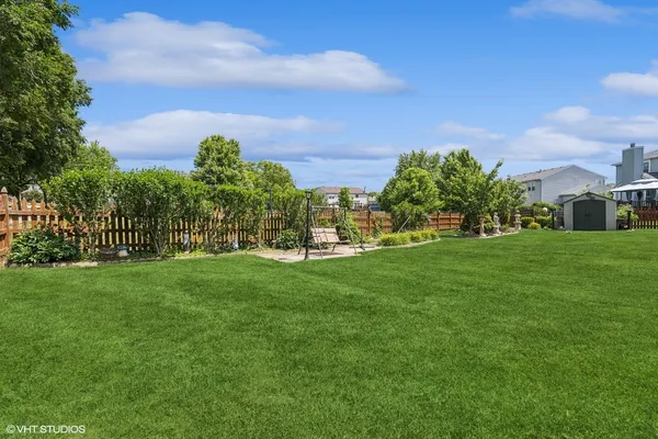 a view of a green field