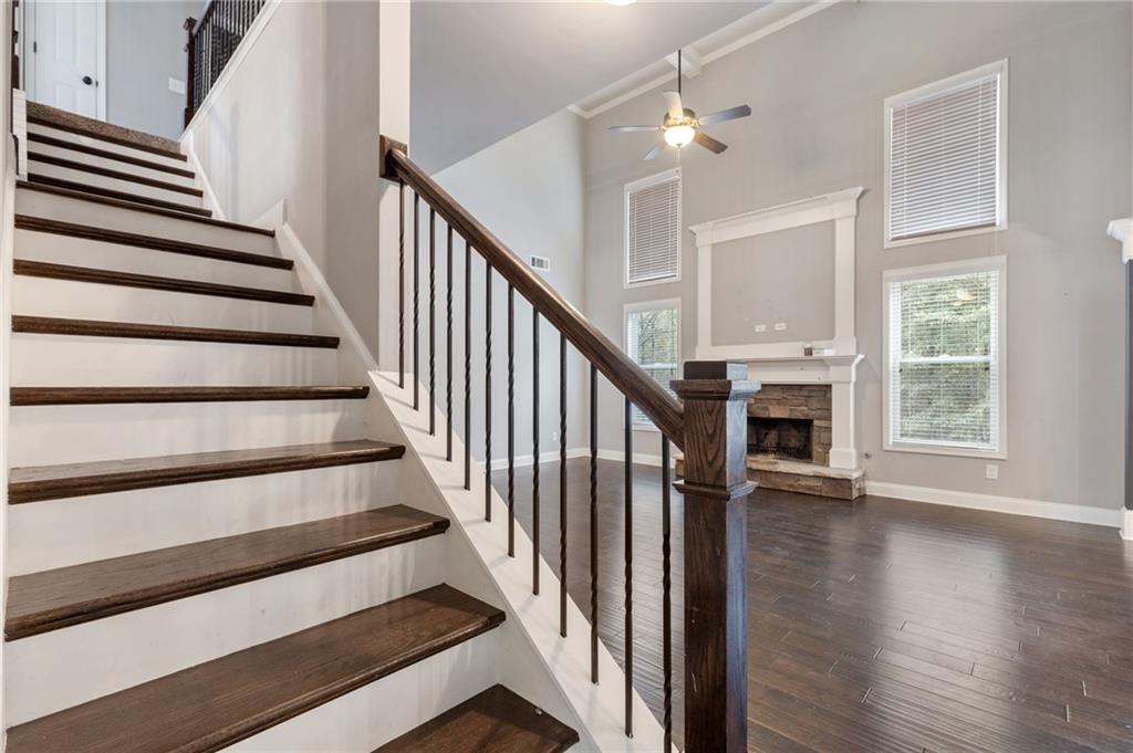 1023 Ruddy Duck Drive Jefferson, GA 30549 - Photo 45 of 69 a view of entryway and hall with wooden floor