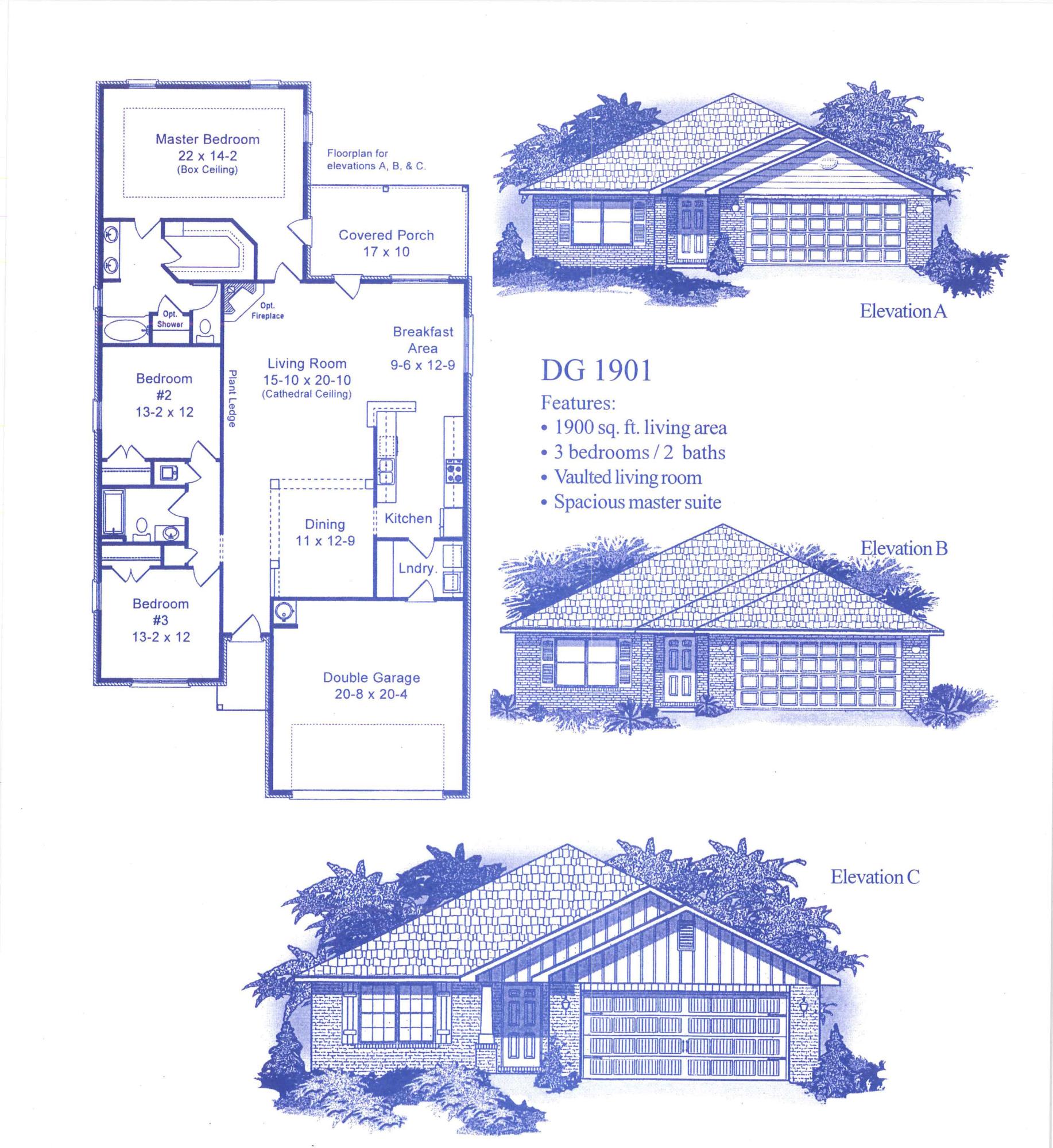 5781 Marigold Loop Crestview, FL 32539 - Photo 1 of 1 BLUELINE