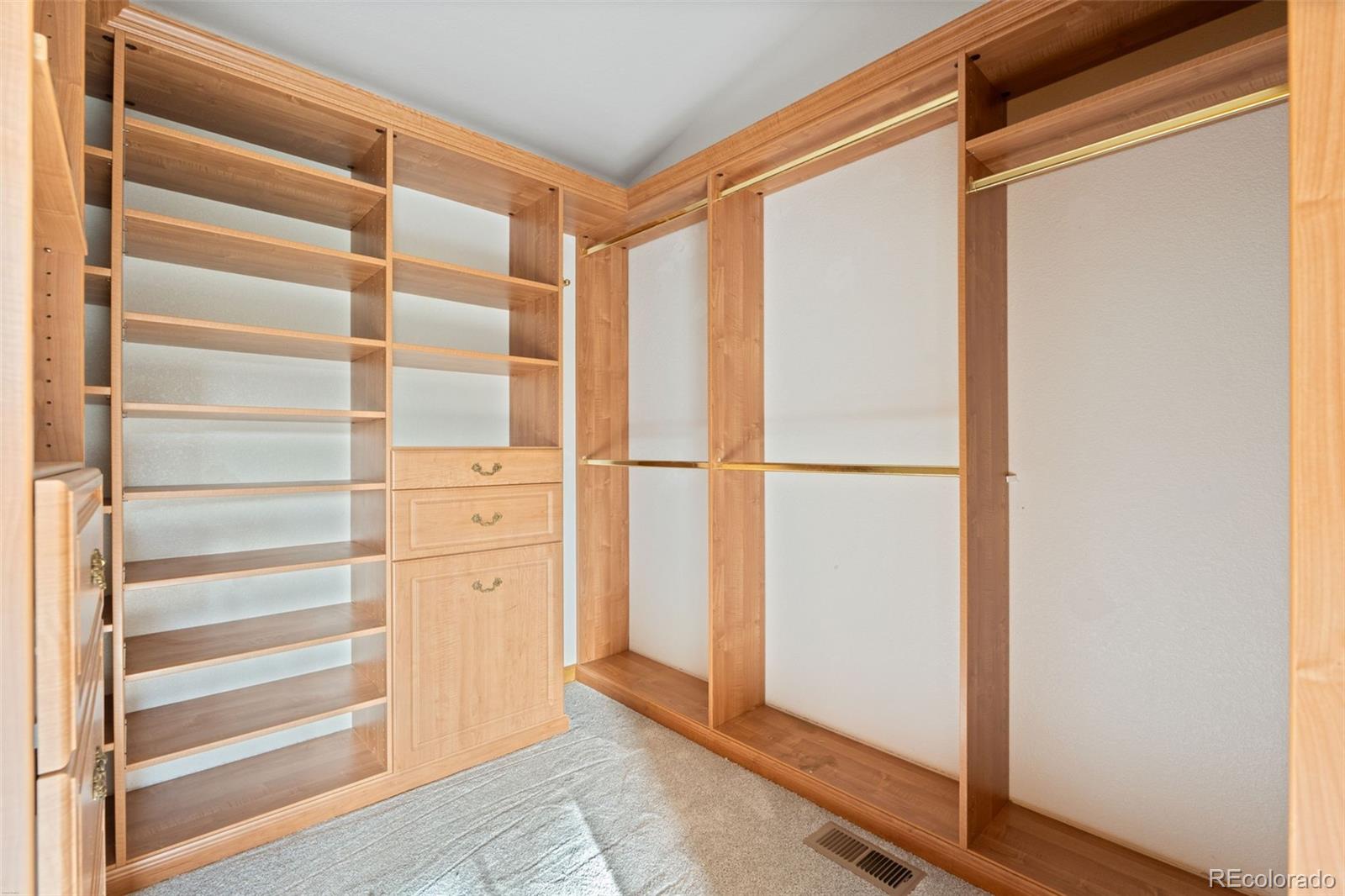 377 Deer Trail Drive Bailey, CO 80421 - Photo 18 of 44 a view of walk in closet with empty racks