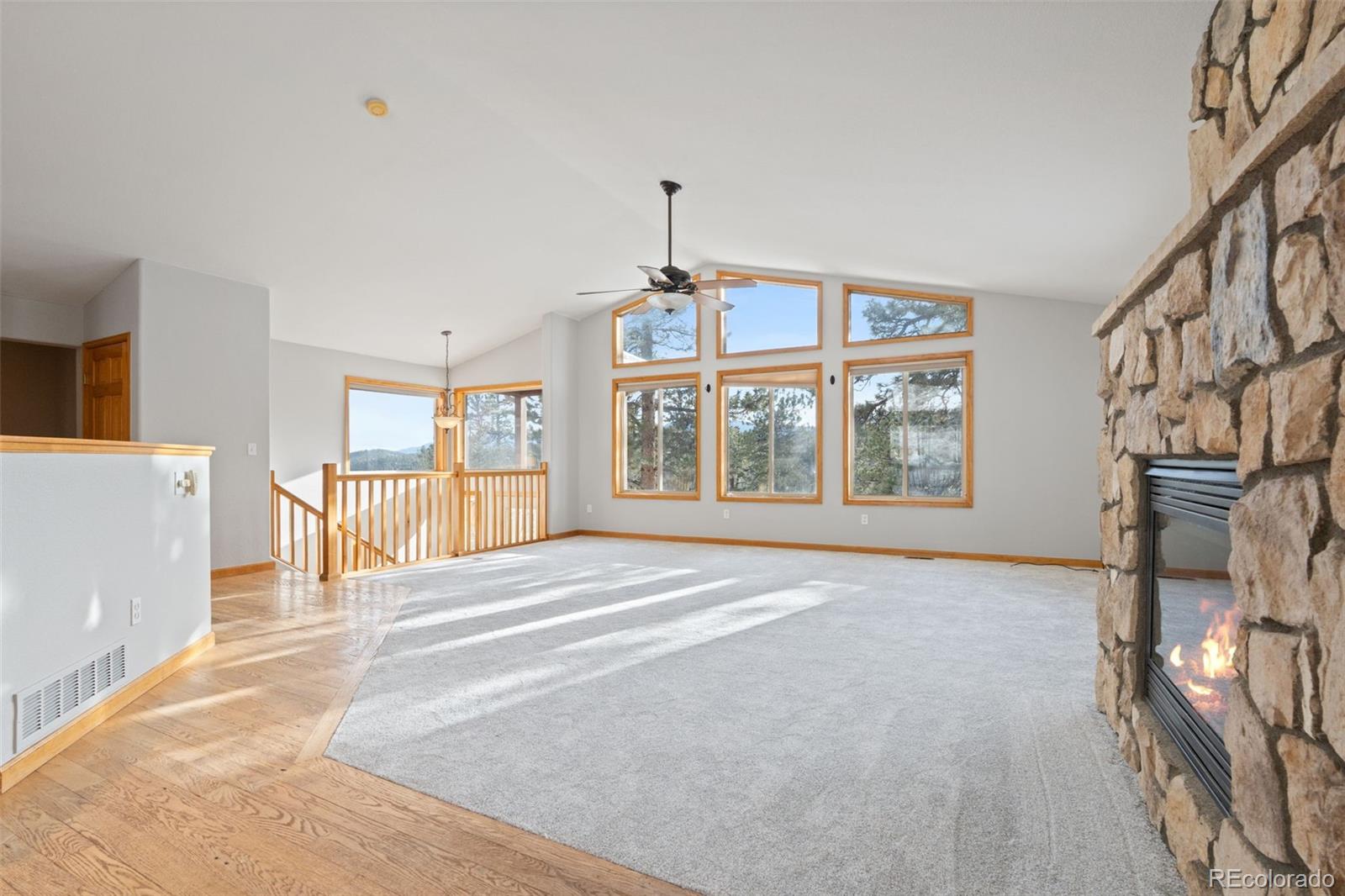 377 Deer Trail Drive Bailey, CO 80421 - Photo 5 of 44 a view of an empty room with a window