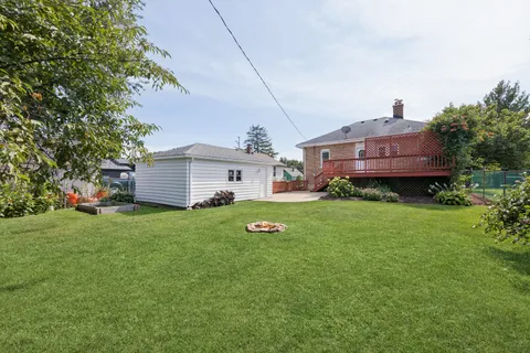 a aerial view of a house