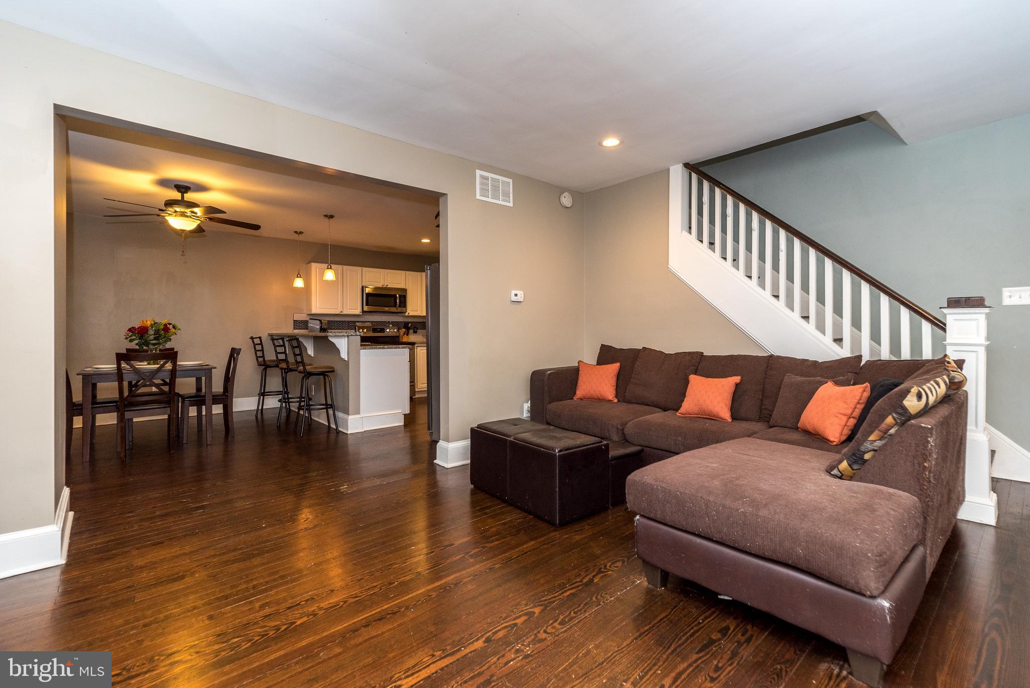 404 Dresher Road, Unit C Horsham, PA 19044 - Photo 6 of 25 Living area with gleaming hardwood floors.