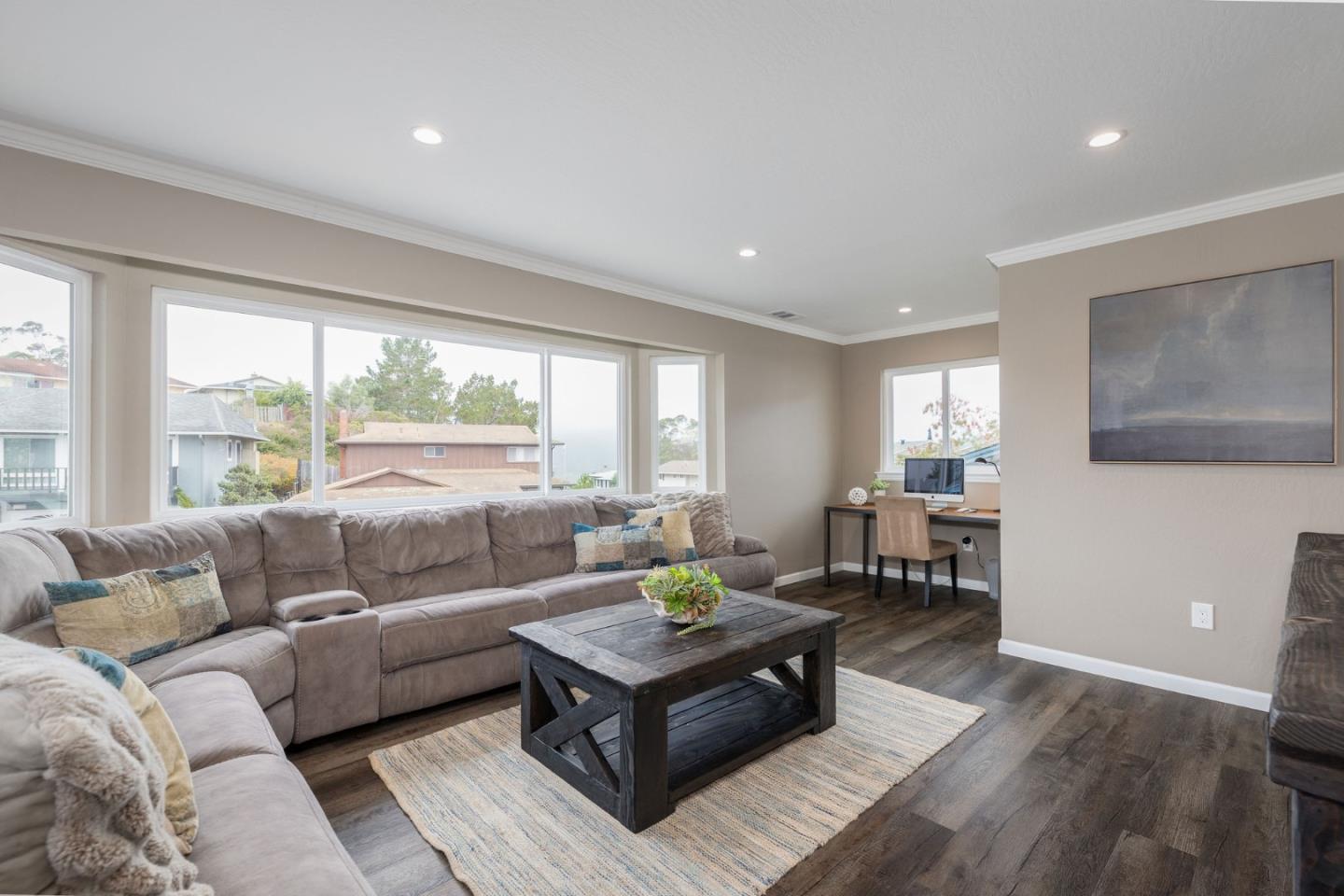 63 Kathleen Court Pacifica, CA 94044 - Photo 33 of 41 a living room with furniture and a large window