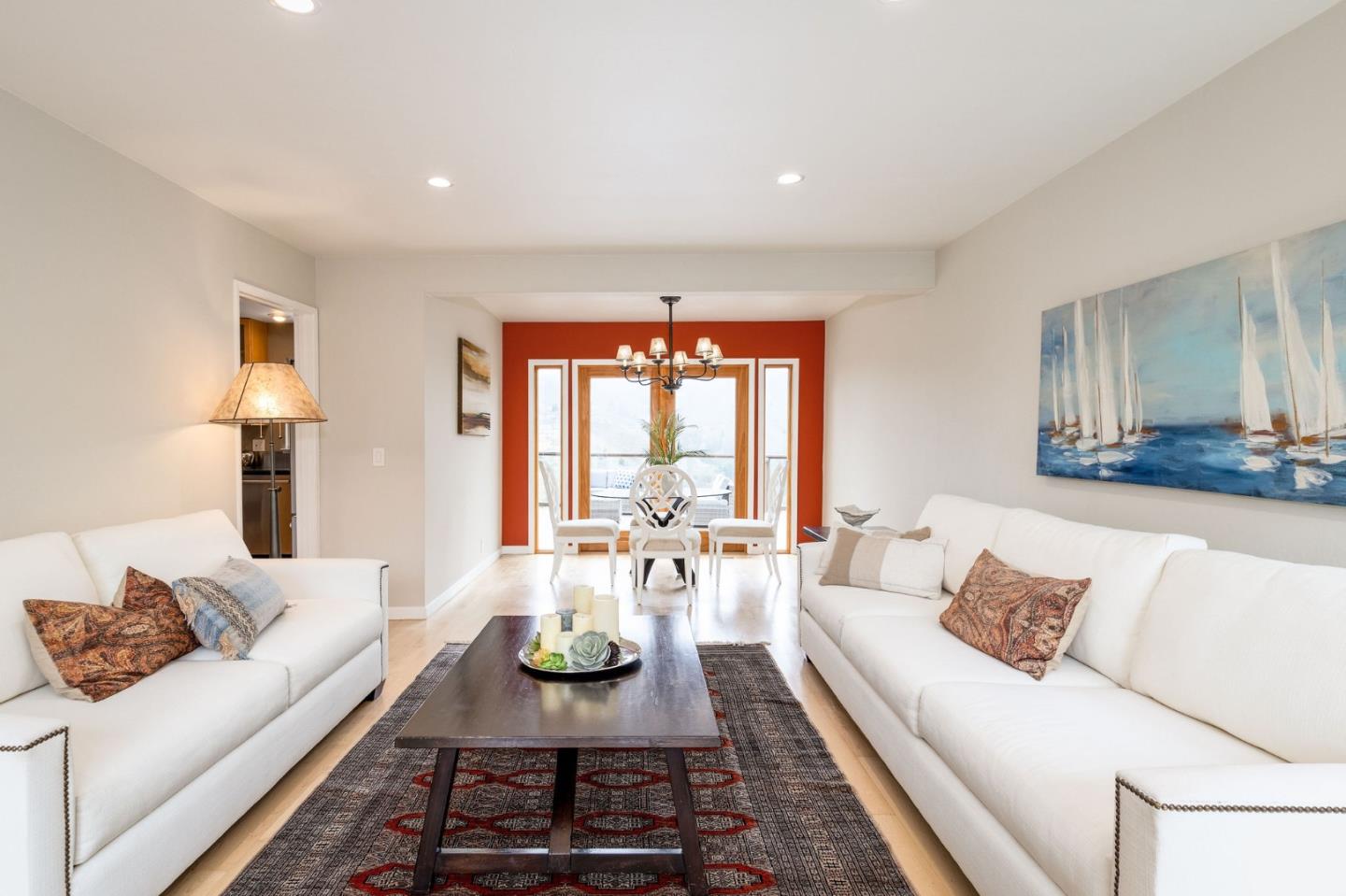 63 Kathleen Court Pacifica, CA 94044 - Photo 6 of 41 a living room with furniture and a large window