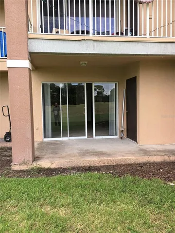 a view of front door of house