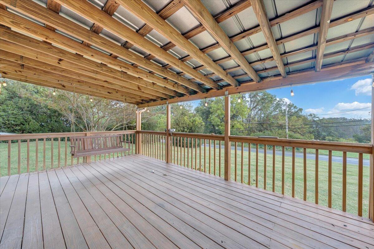 4515 Yellow Mountain Road Roanoke, VA 24014 - Photo 35 of 52 a view of balcony with wooden floor