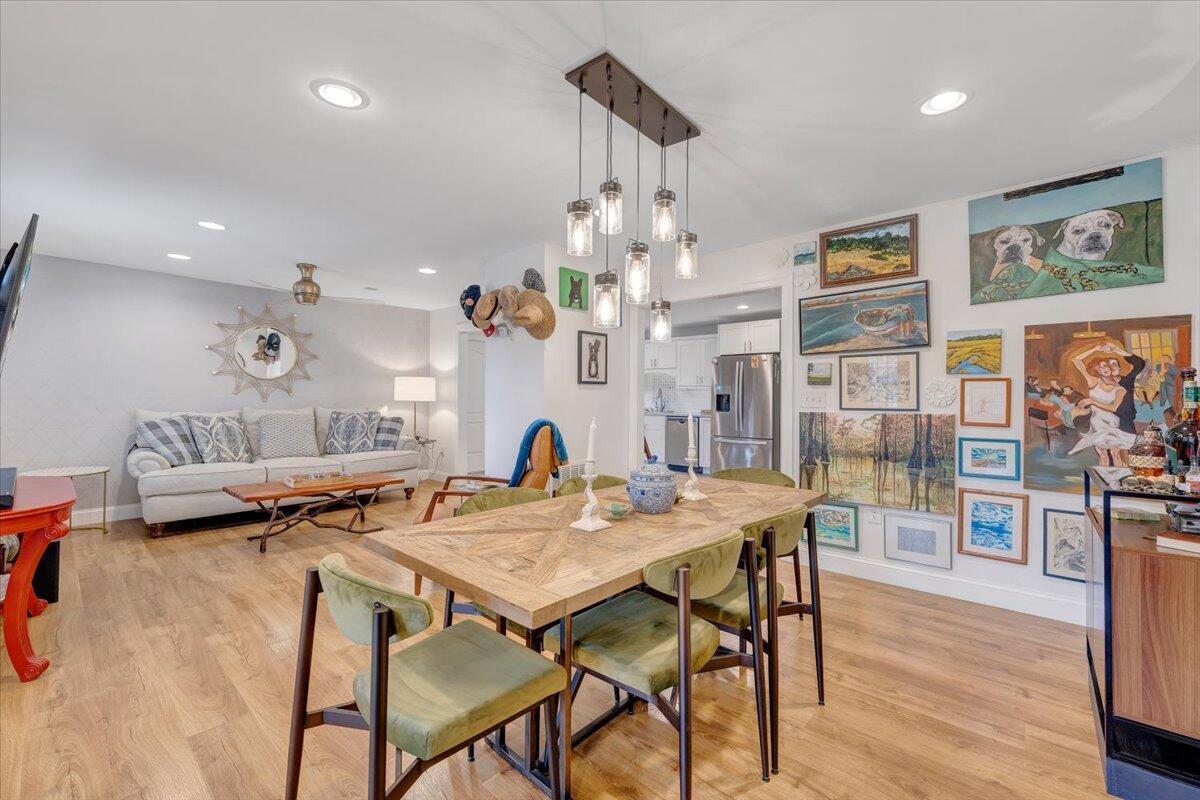 4515 Yellow Mountain Road Roanoke, VA 24014 - Photo 9 of 52 a view of a dining room with furniture and wooden floor