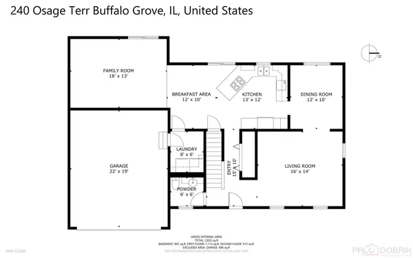 $565,000 | 240 Osage Terrace, Buffalo Grove, IL 60089
