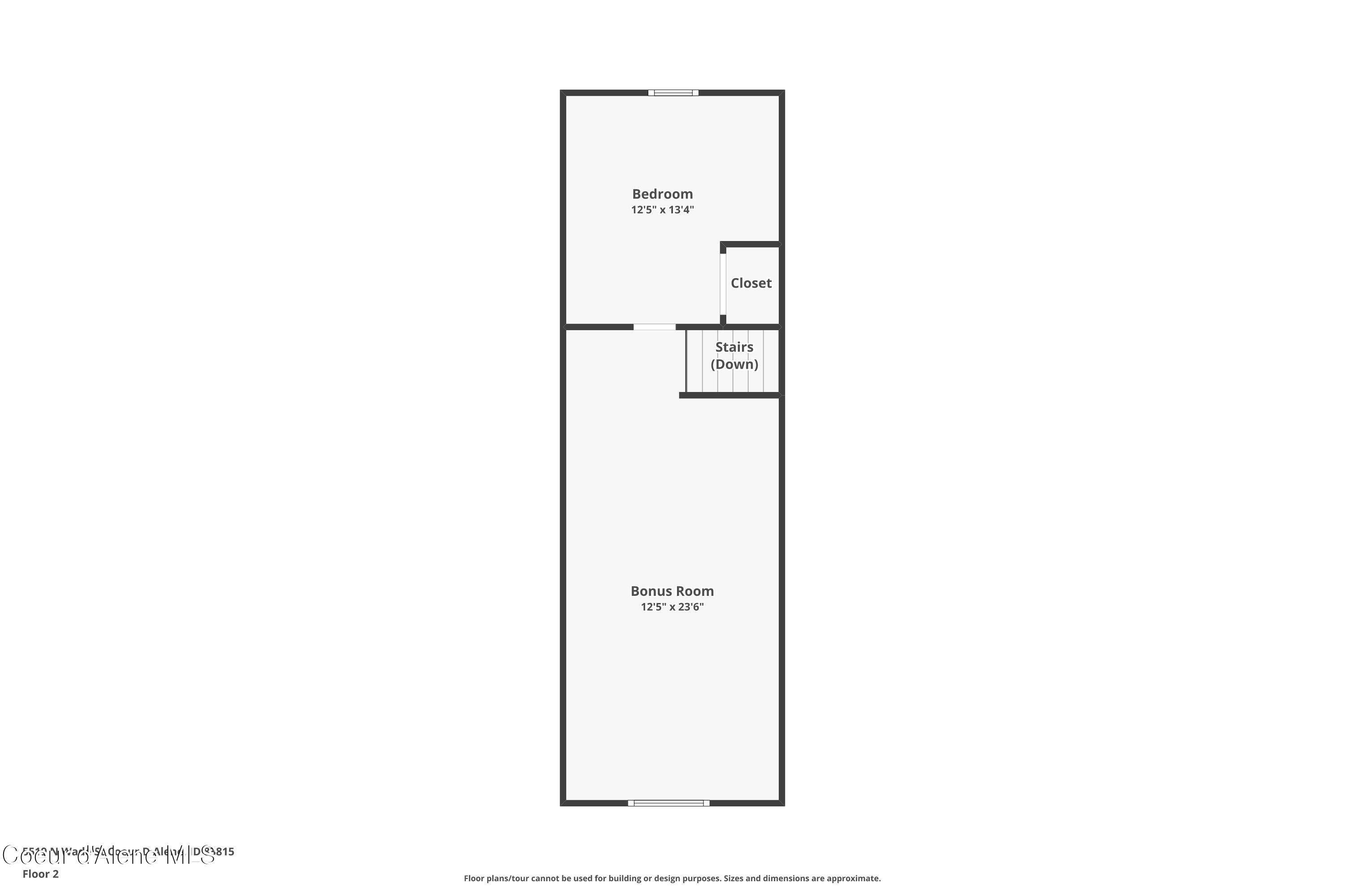 5519 North Wade Street Coeur D'Alene, ID 83815 - Photo 55 of 57 Upper Level Floor Plan