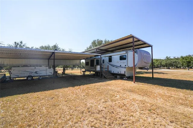 a view of a house with a patio