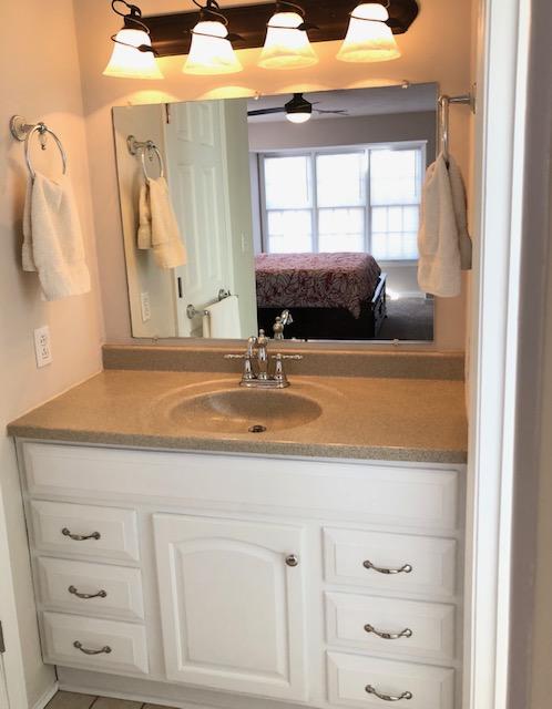 308 North Preston Road Vinton, VA 24179 - Photo 14 of 29 a bathroom with a sink and a mirror