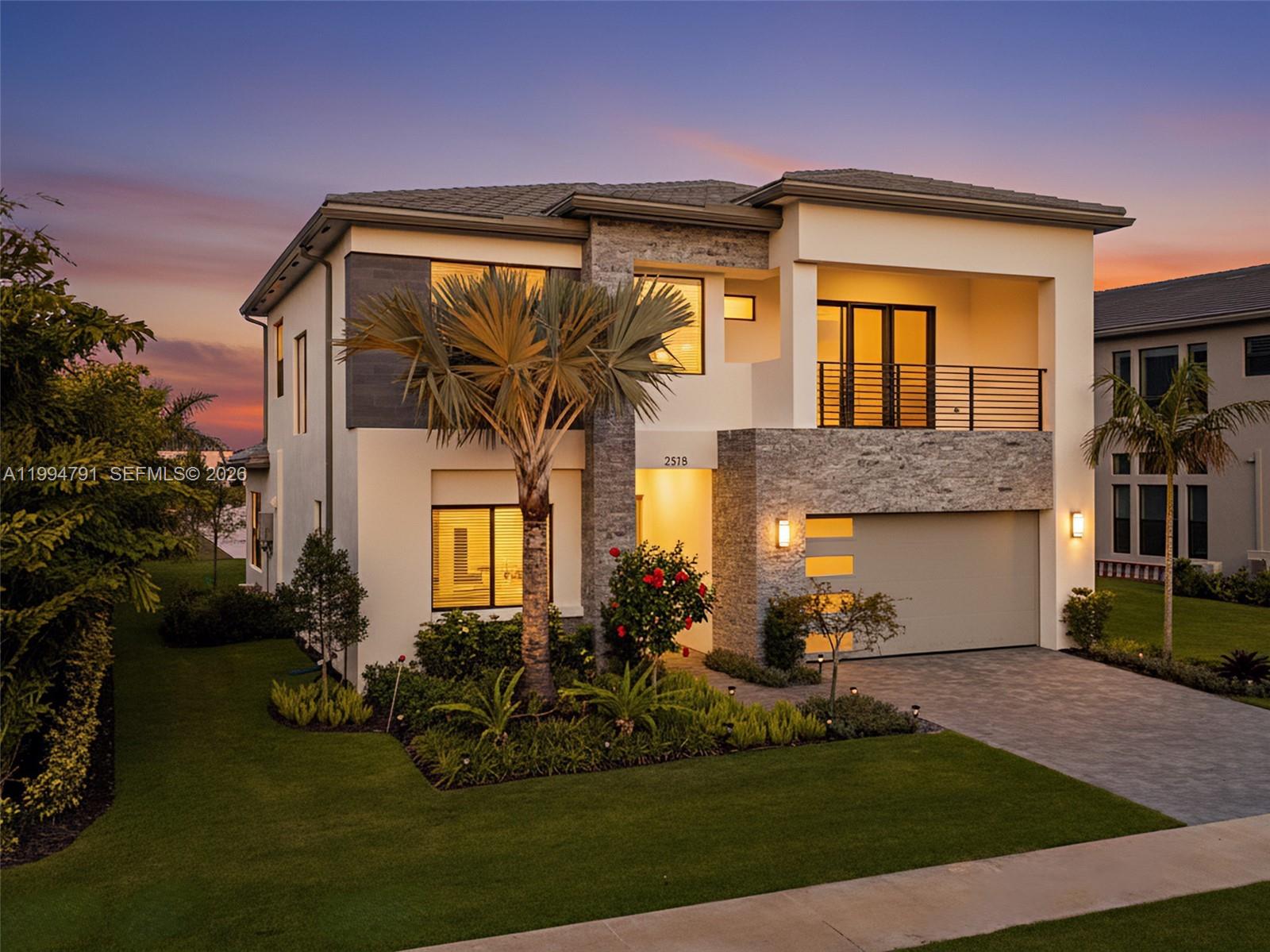 9378 Sunflower Mdw Road Boca Raton, FL 33434 - Photo 1 of 17 East facing front of home next to tree-lined easement on south side