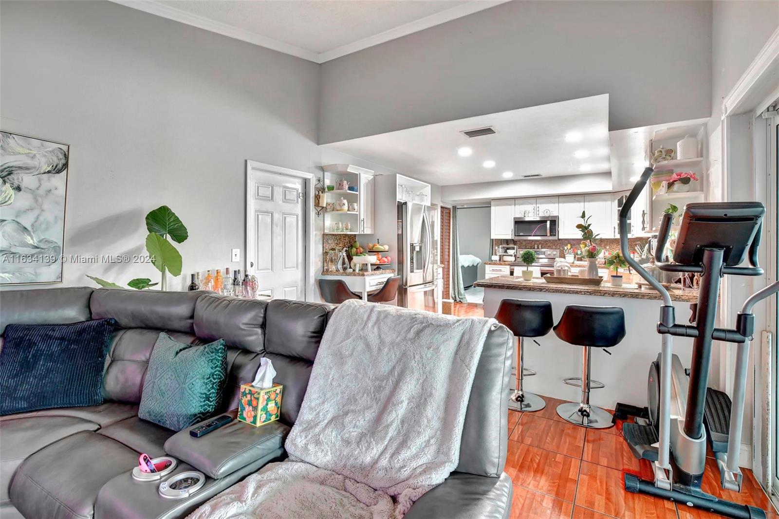 2860 Huron Way Miramar, FL 33025 - Photo 16 of 57 a living room with furniture and a wooden floor