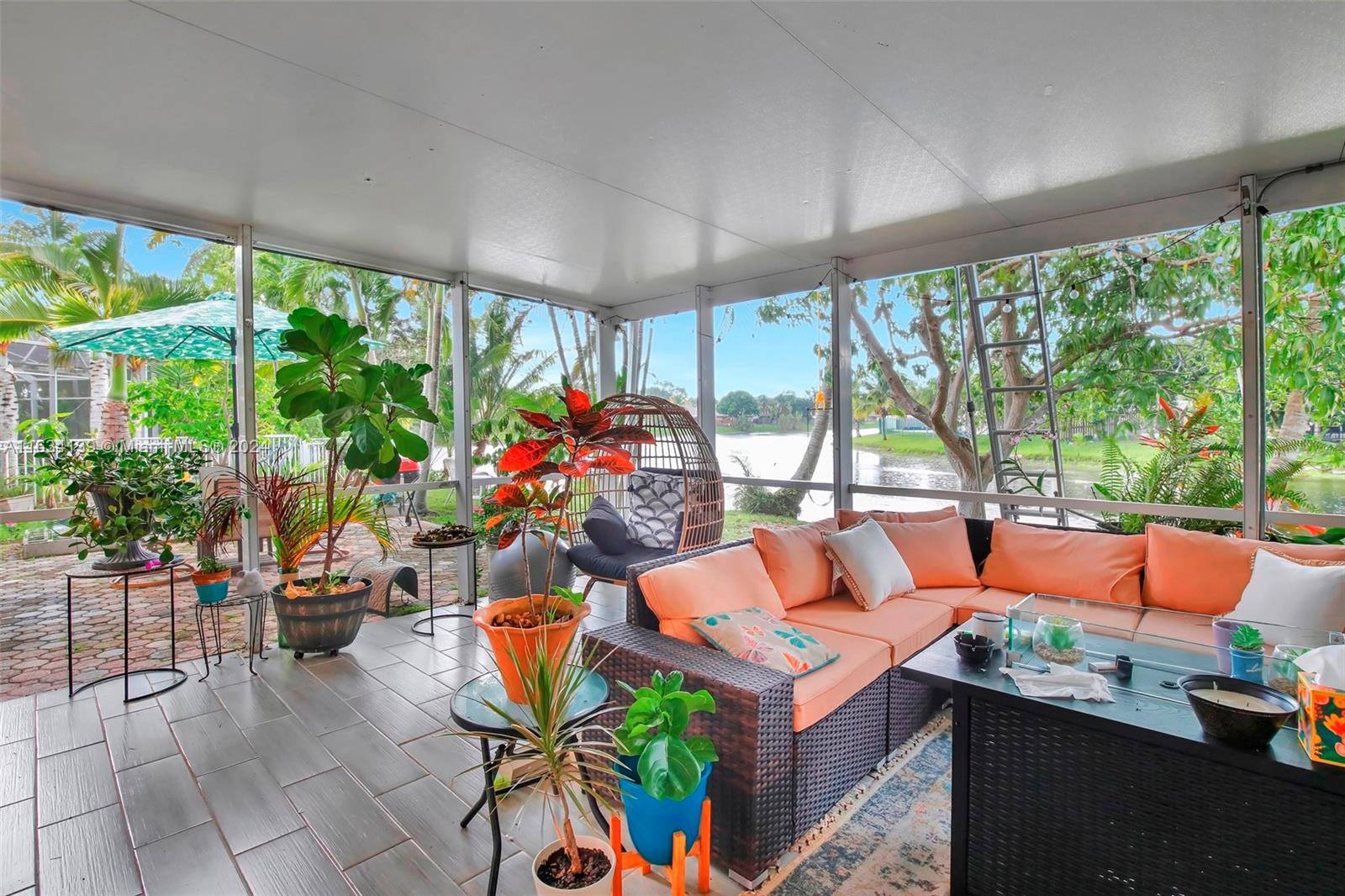 2860 Huron Way Miramar, FL 33025 - Photo 44 of 57 a outdoor space with furniture and garden view