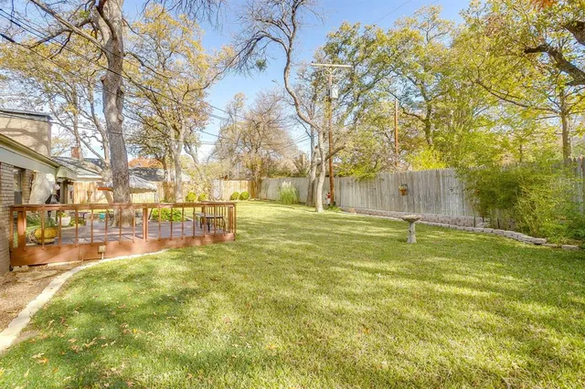 a view of outdoor space with seating area