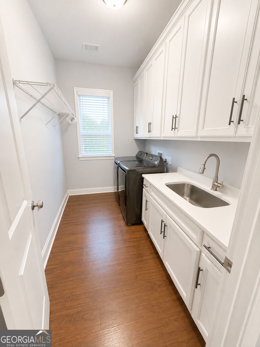 100 Spring Trail Box Springs, GA 31801 - Photo 45 of 47 Laundry Room w/Quartz and Stainless Steel Sink