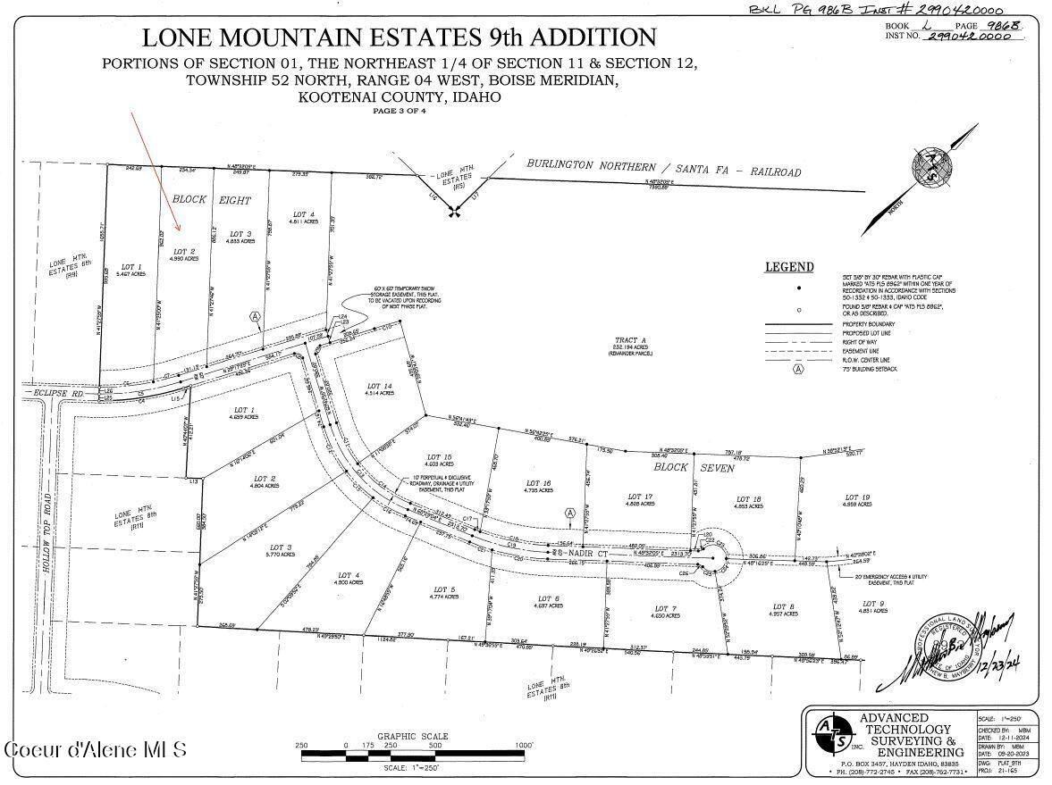 L2-b8 North Eclipse Road Rathdrum, ID 83858 - Photo 34 of 35 Plat