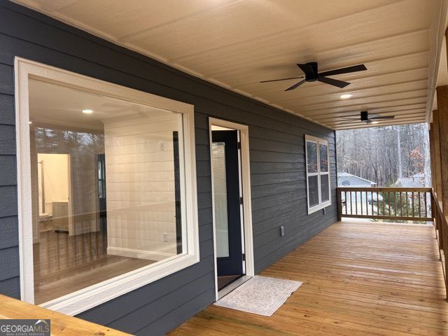 410 Lakeside Hills Road Martin, GA 30557 - Photo 36 of 53 a balcony view with a outdoor space