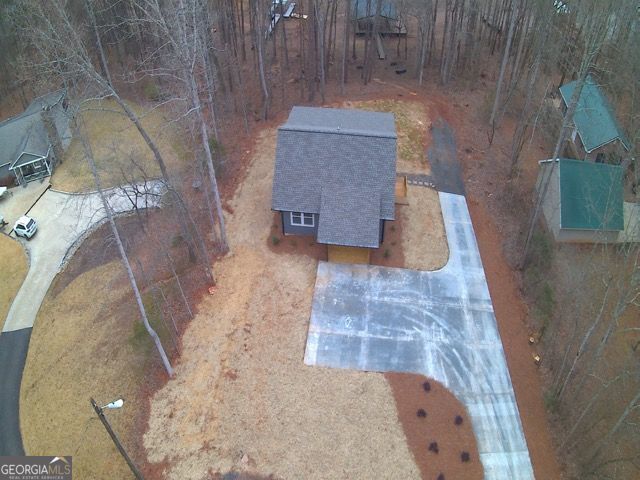 410 Lakeside Hills Road Martin, GA 30557 - Photo 40 of 53 an aerial view of a house with a yard
