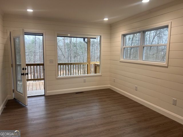 410 Lakeside Hills Road Martin, GA 30557 - Photo 10 of 71 wooden floor in an empty room with a window