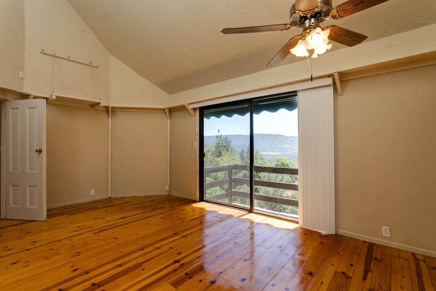 1626 Foothill Road Ojai, CA 93023 - Photo 8 of 31 wooden floor in an empty room with a window