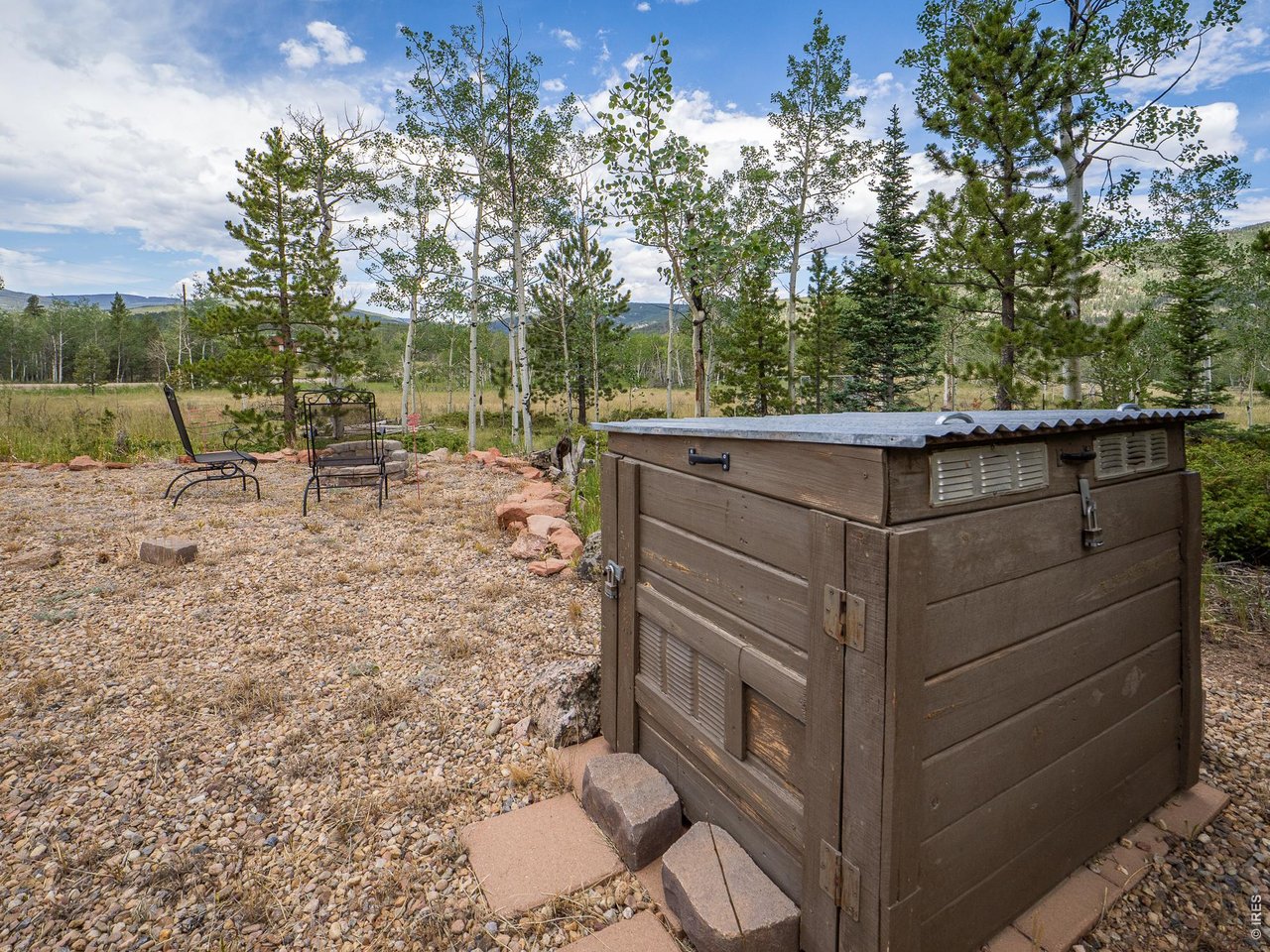 22 Tami Road Red Feather Lakes, CO 80545 - Photo 6 of 33 Secure generator storage box.