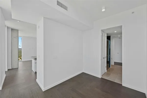 wooden floor in a gallery