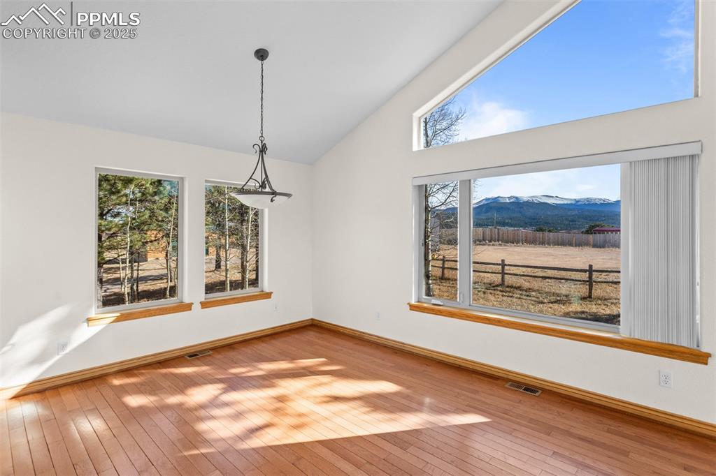 162 Ridge Top Drive Divide, CO 80814 - Photo 15 of 50 a view of a room with window wooden floor and front door