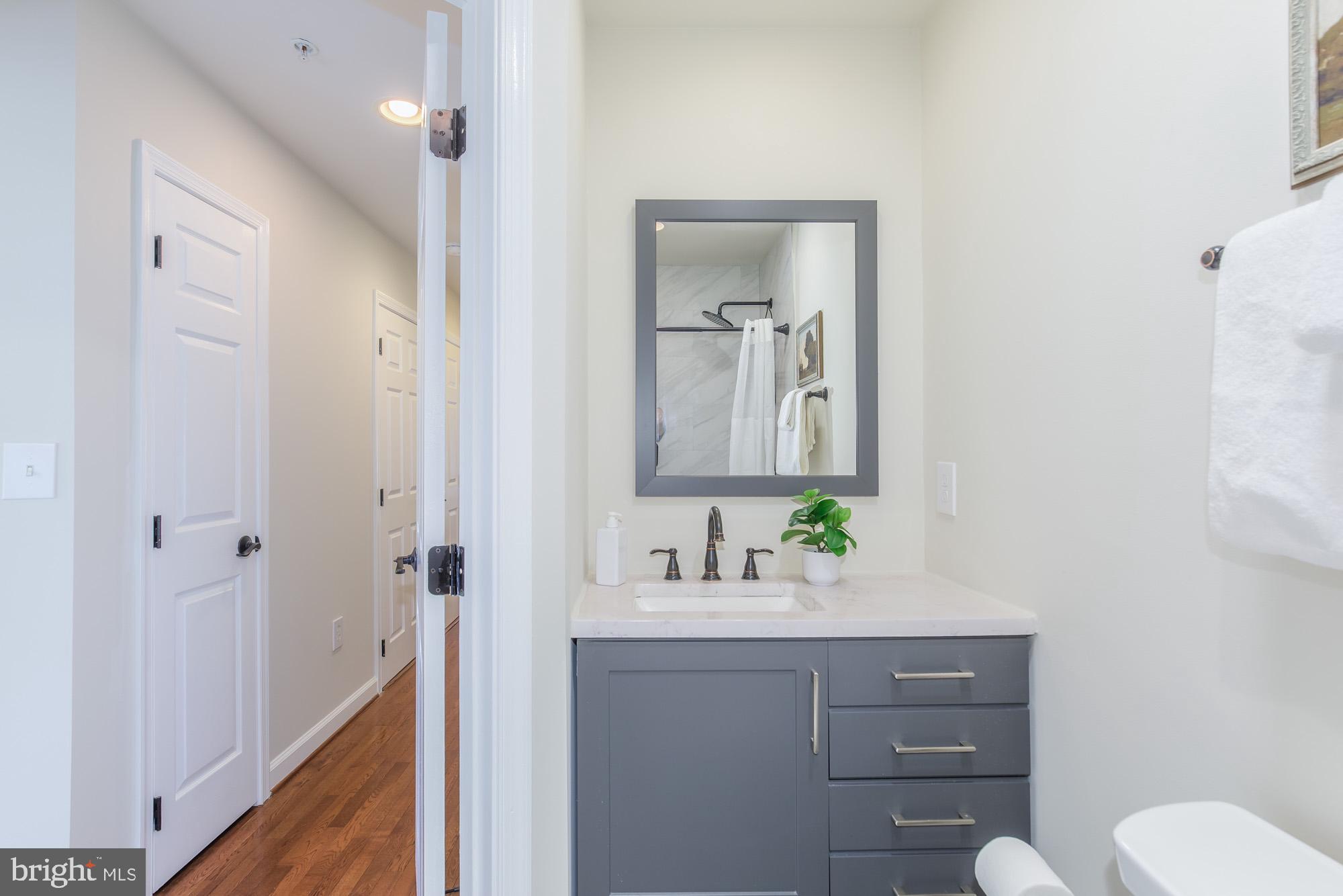 815 G Street Southwest Washington, DC 20024 - Photo 17 of 32 Modern bathroom with sleek finishes.